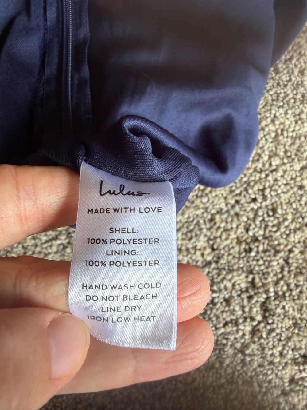 Lulus Compelling Romantic Ruffled Tiered Maxi Dress in Dark Navy Sz M Bridesmaid - Picture 11 of 16